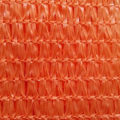 Фасадная строительная сетка 80 г/м2 оранжевого цвета в рулоне