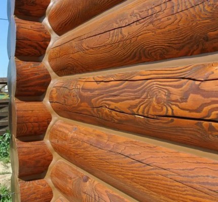 Акриловый герметик теплый шов для деревянных поверхностей